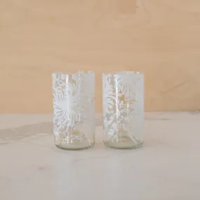 Floral Multi-Functional Glasses Set of 2