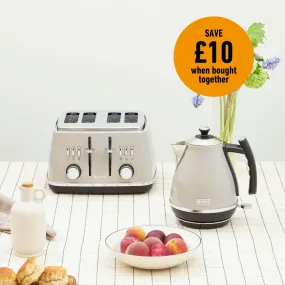 Haden Cotswold Bundle Kettle   Toaster – Putty