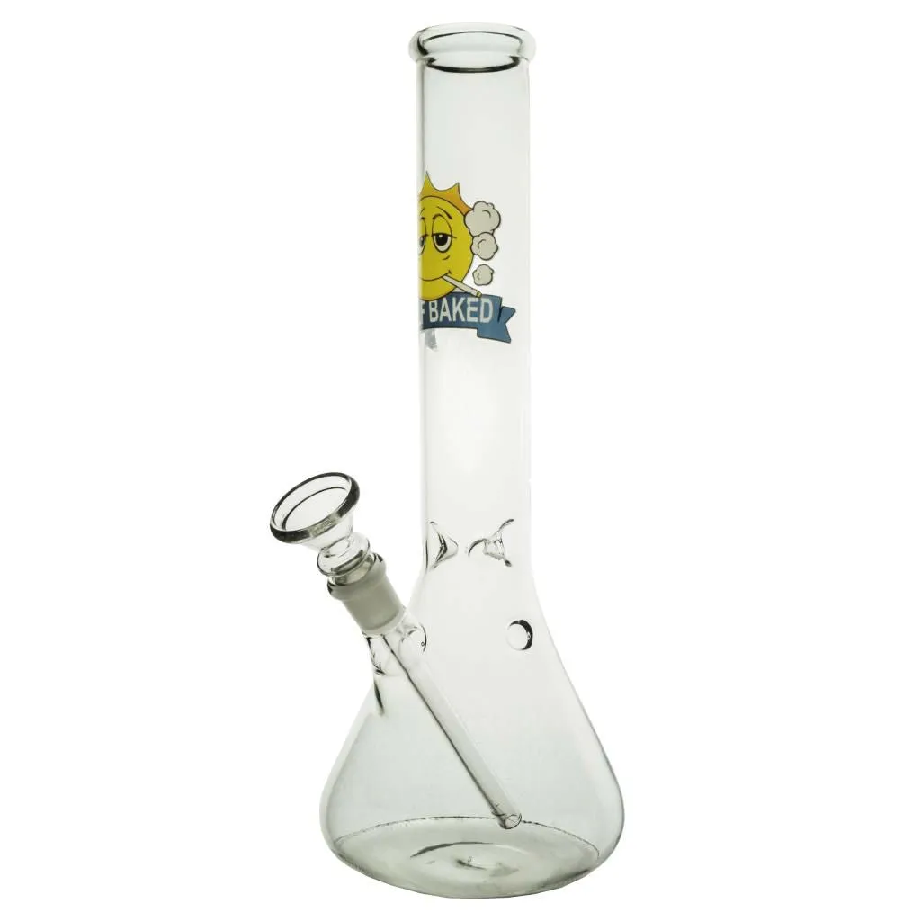 Half Baked Sloth - Glass Waterpipe Bong 30cm GB34