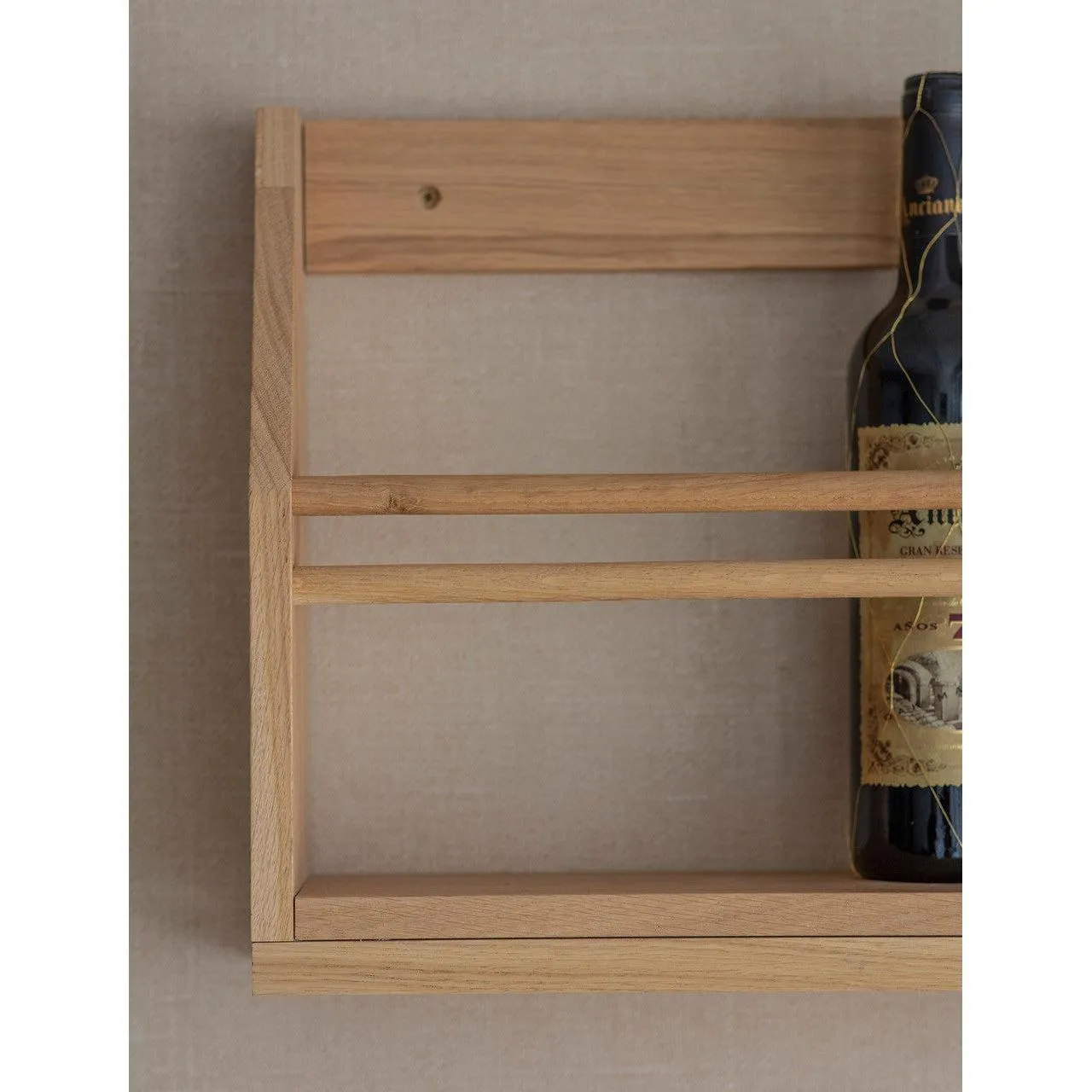 Hambledon Wine Glass Shelf - Oak