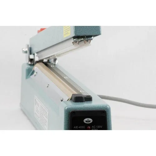 Hand Operated 2mm Impulse Heat Sealer w/ Cutter for 16" Wide Bags and Tubing