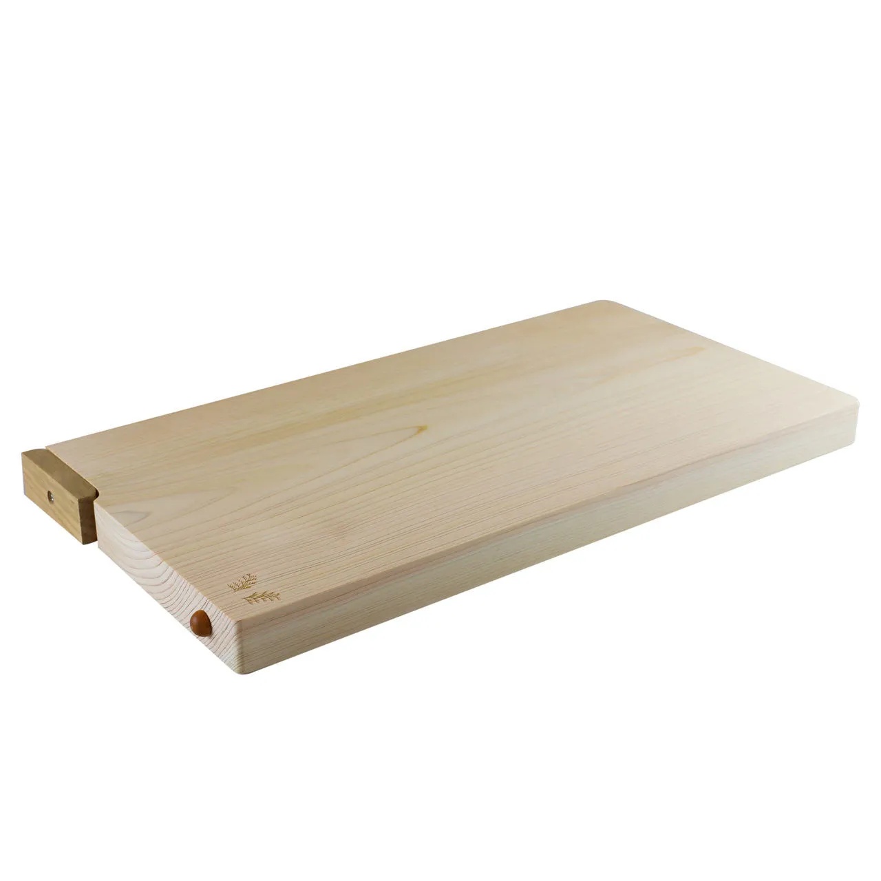 Hinoki (Japanese Cypress) Cutting Board w/Stand 17.7" x 9.4" x 1.2" ht