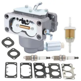 Hipa 796227 Carburetor Kit Fit JD LA120 LA130 LA135 LA140 LA145 LA150 Z425 Z255 Z425 Lawn Tractor for Briggs & Stratton 796258 799230 791230 MIA10632