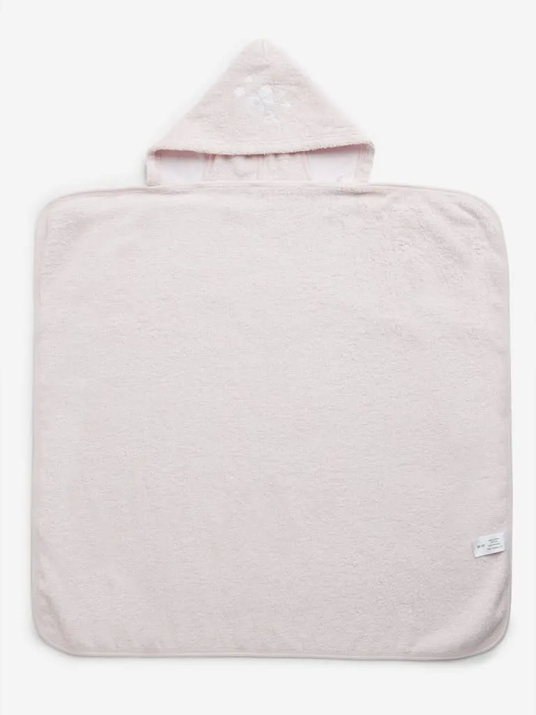 HOP Baby Pink Cotton Hooded Towel