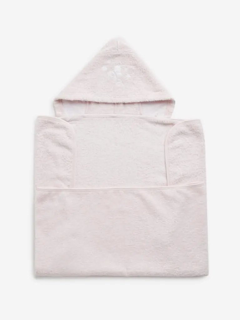 HOP Baby Pink Cotton Hooded Towel