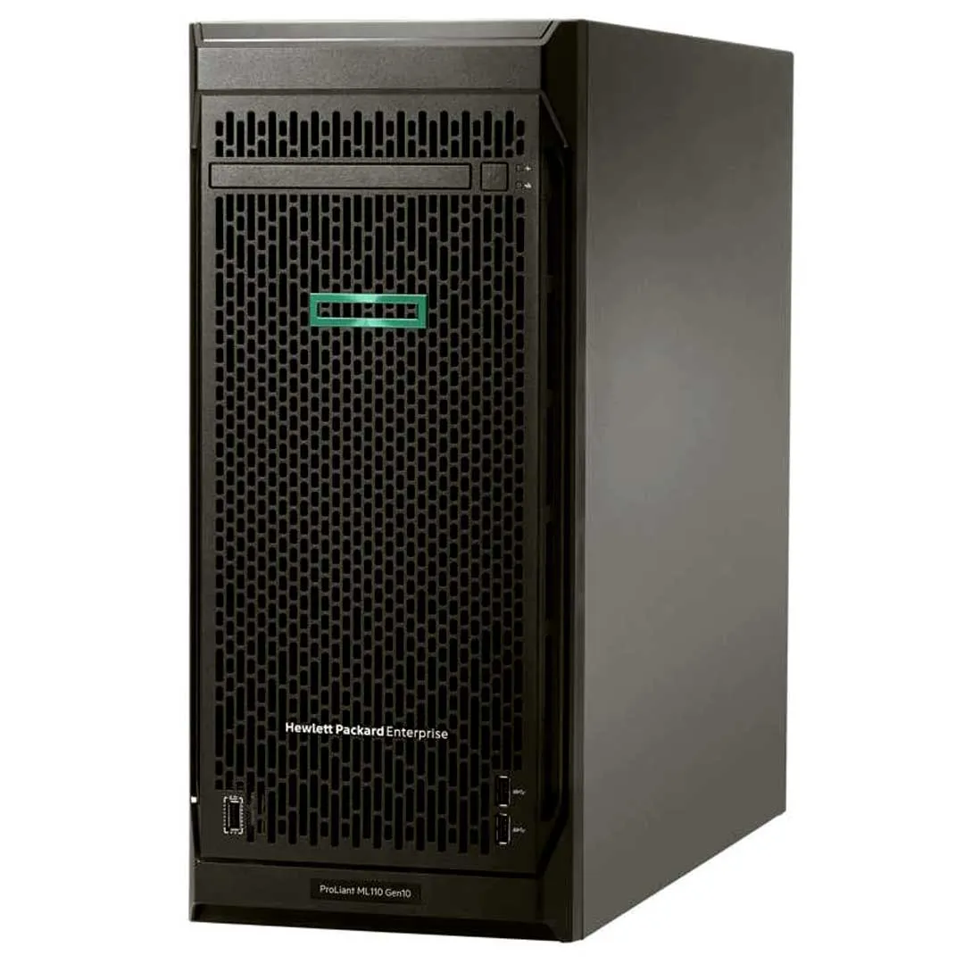 HPE ProLiant ML110 Gen10 Entry Model 3204 1.9GHz 6-core 1P 8GB-R S100i 4LFF-NHP 350W PS Server | P10806-001