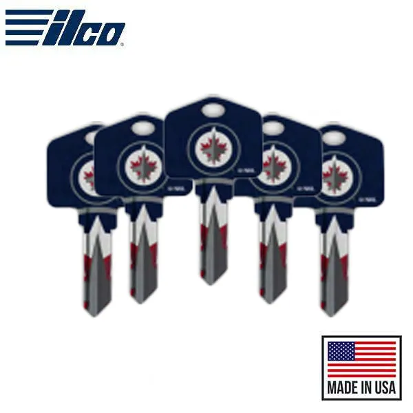 Ilco - NHL TeamKeys - Key Blank - Winnipeg Jets - KW1 (5 Pack)