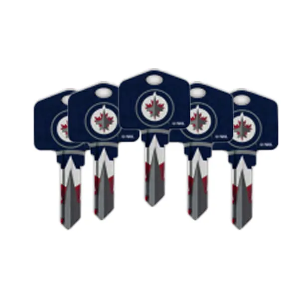 Ilco - NHL TeamKeys - Key Blank - Winnipeg Jets - KW1 (5 Pack)