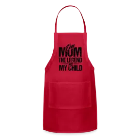 I'm Mom The Legend Of My Child Adjustable Apron