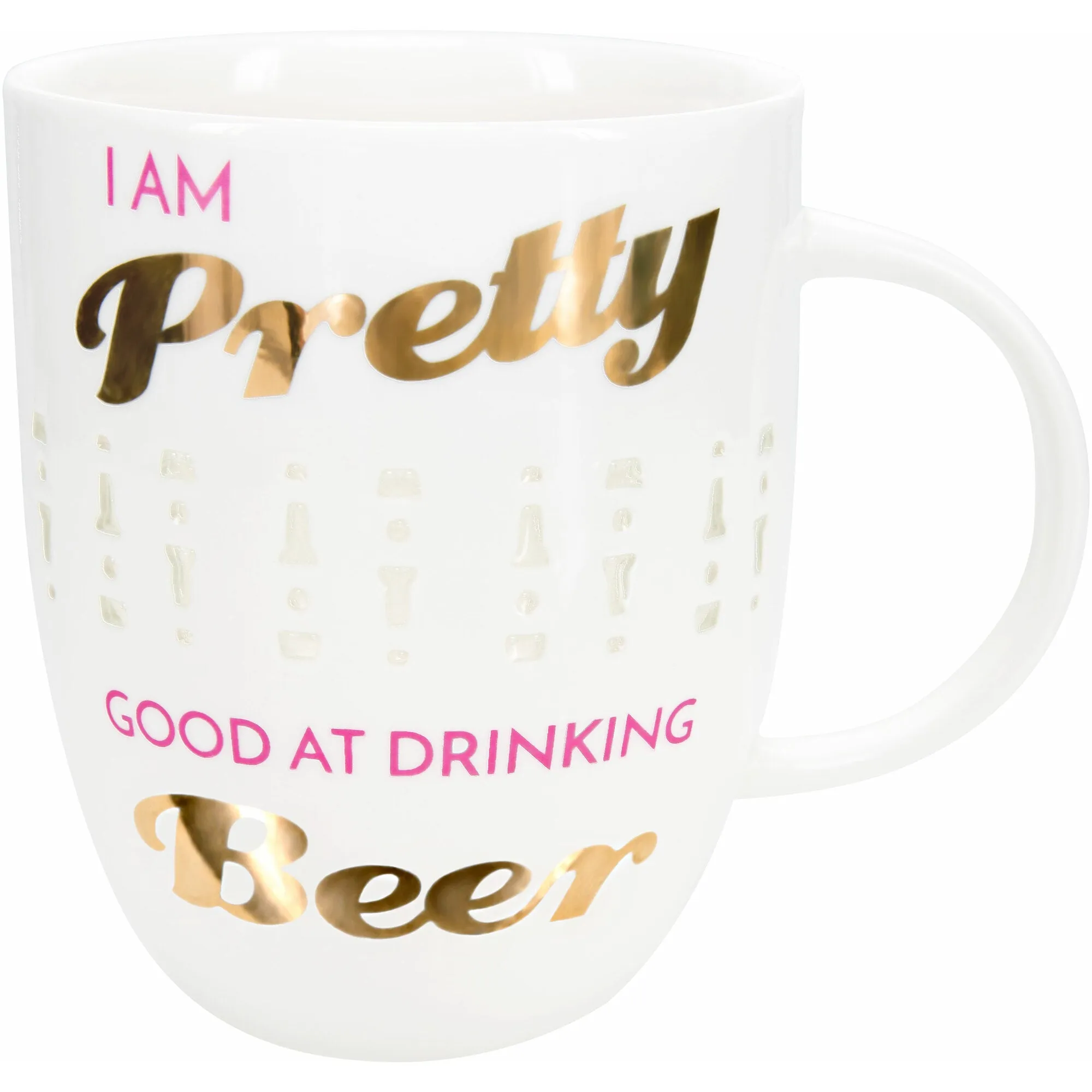 I'm Pretty 24 oz Pierced Porcelain Cup