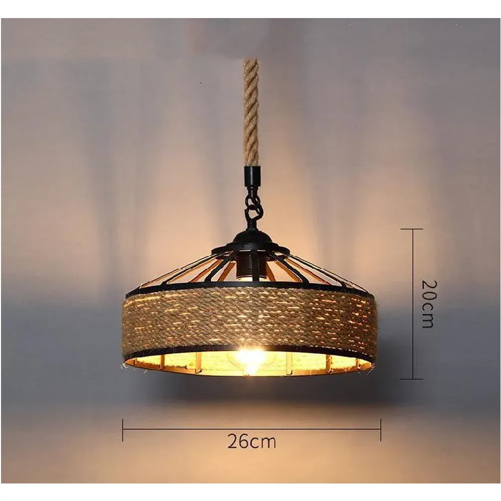 Iron Lampshade Ceiling Retro Lights Q24-10-23