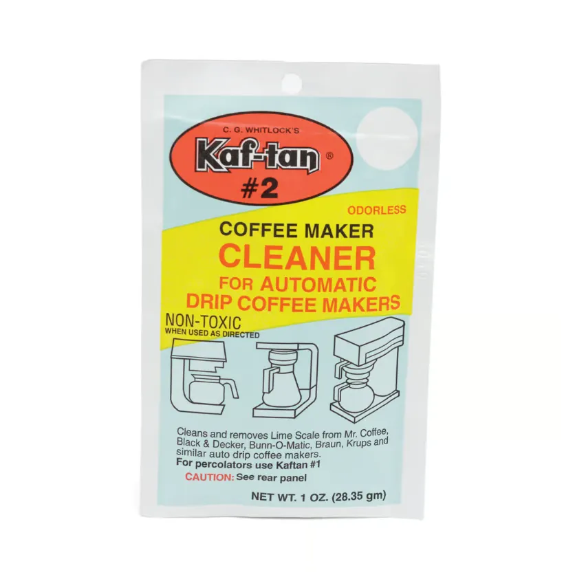 Kaf-tan #2 Coffee Maker Cleaner - 1 oz. Packet