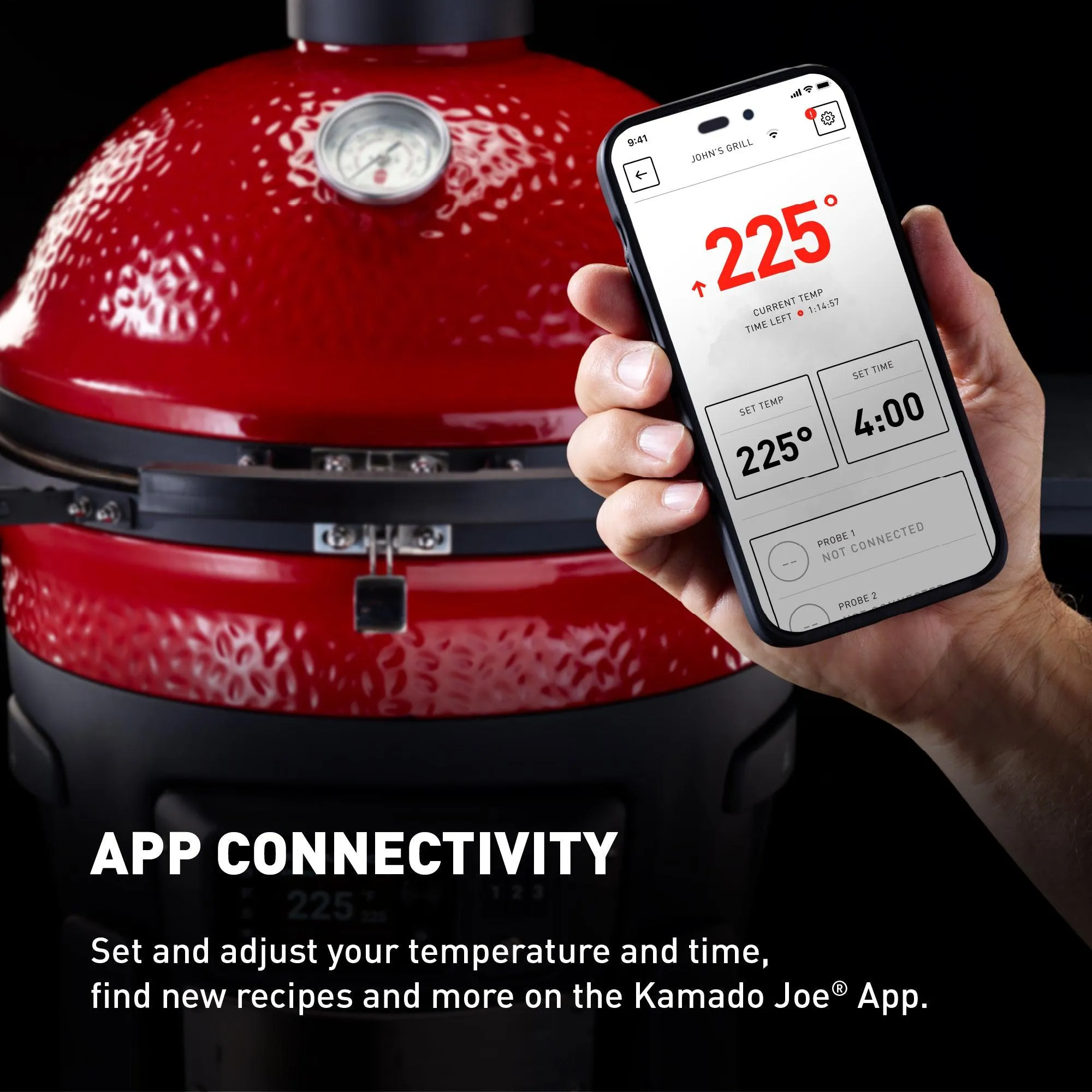 Kamado Joe® Konnected Joe™ Digital Charcoal Grill and Smoker