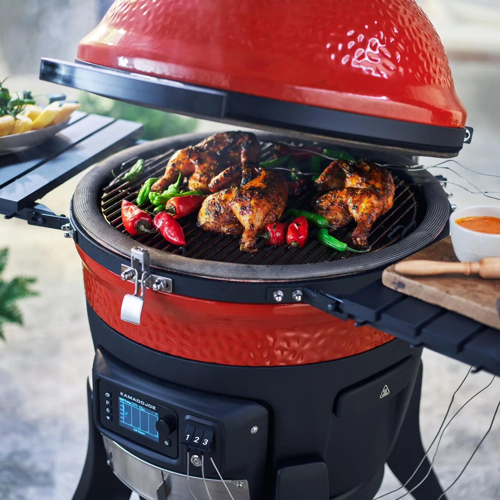 Kamado Joe® Konnected Joe™ Digital Charcoal Grill and Smoker