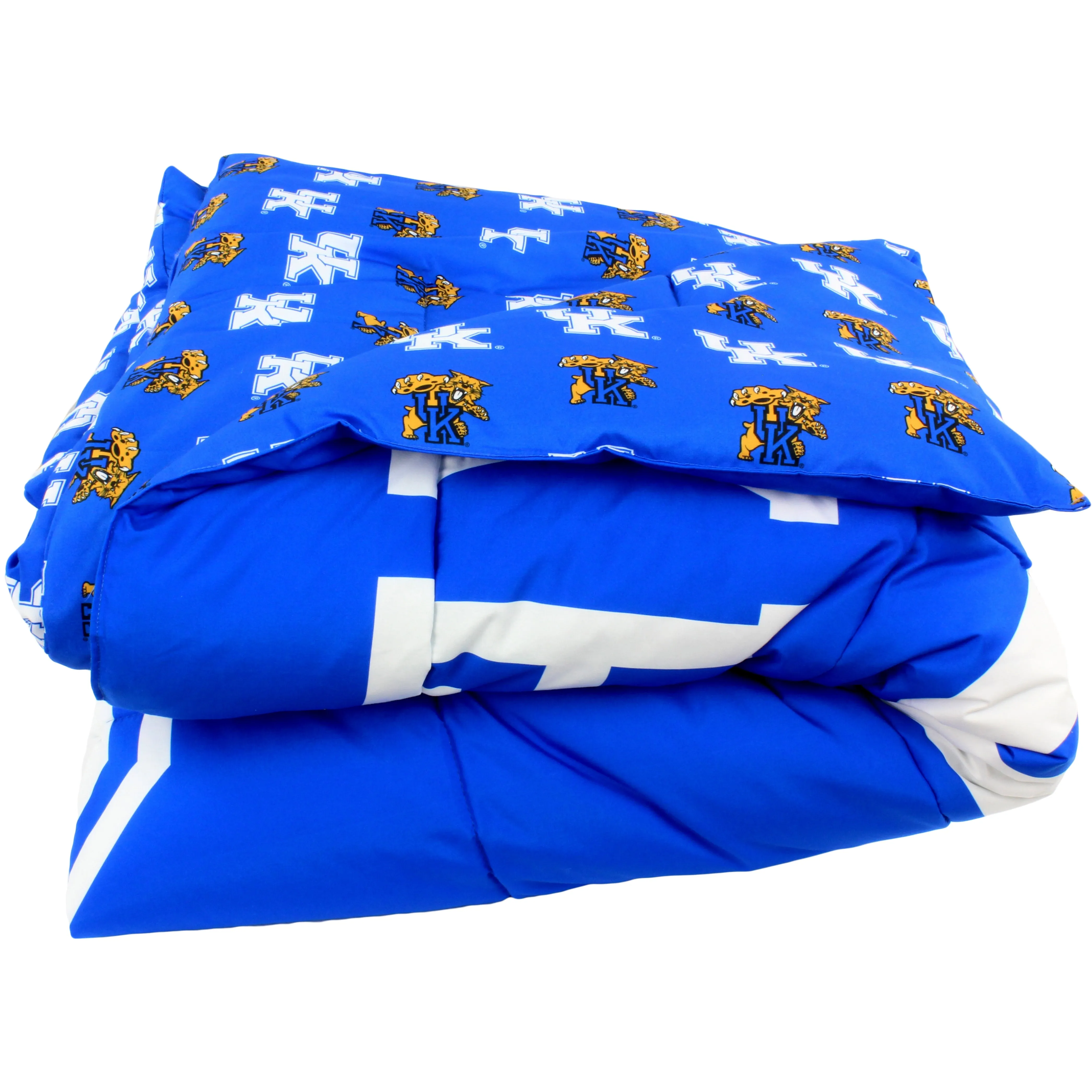 Kentucky Wildcats Reversible Big Logo Soft and Colorful Comforter