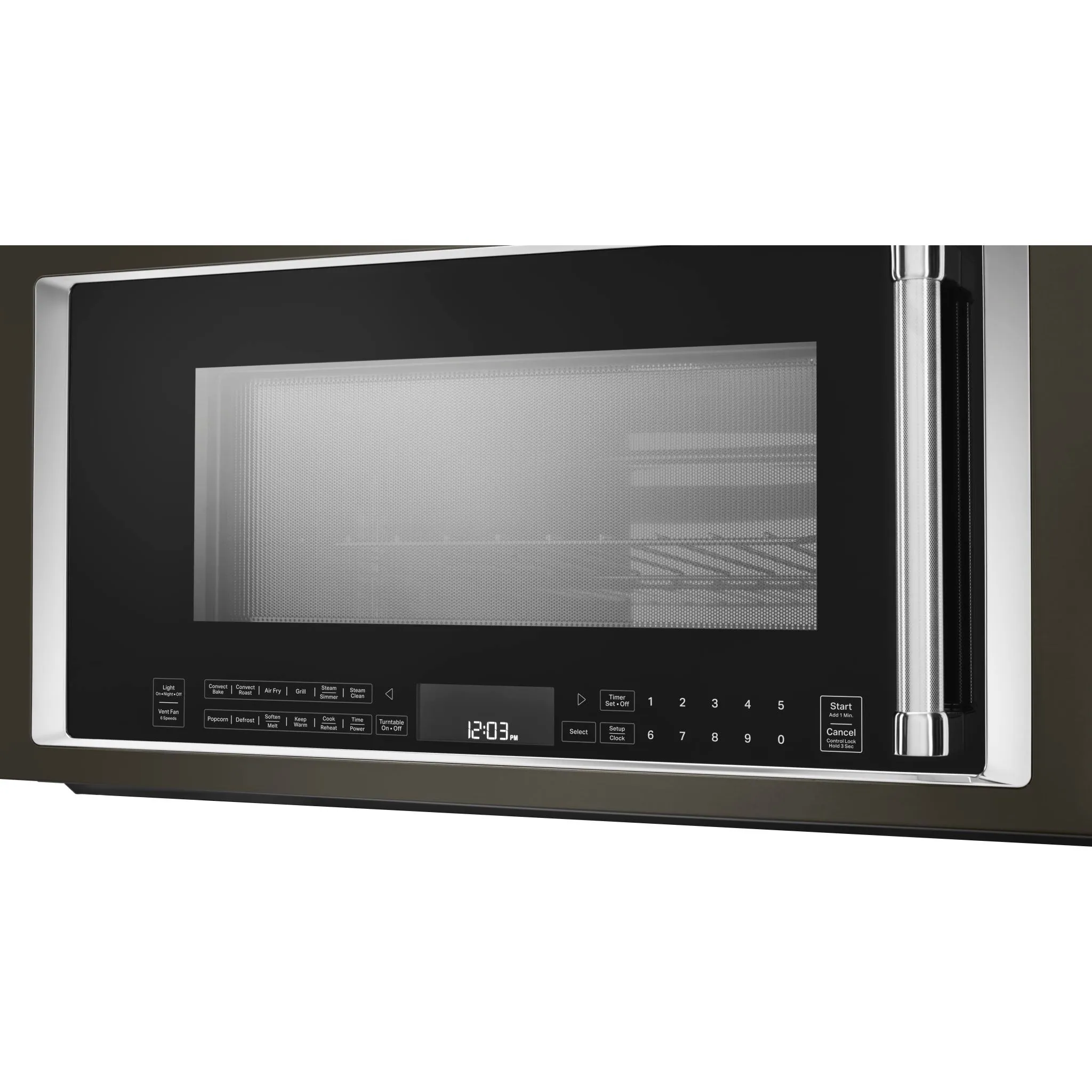 KitchenAid OTR Microwave (YKMHC319LBS) - Black Stainless Steel with PrintShield™ Finish