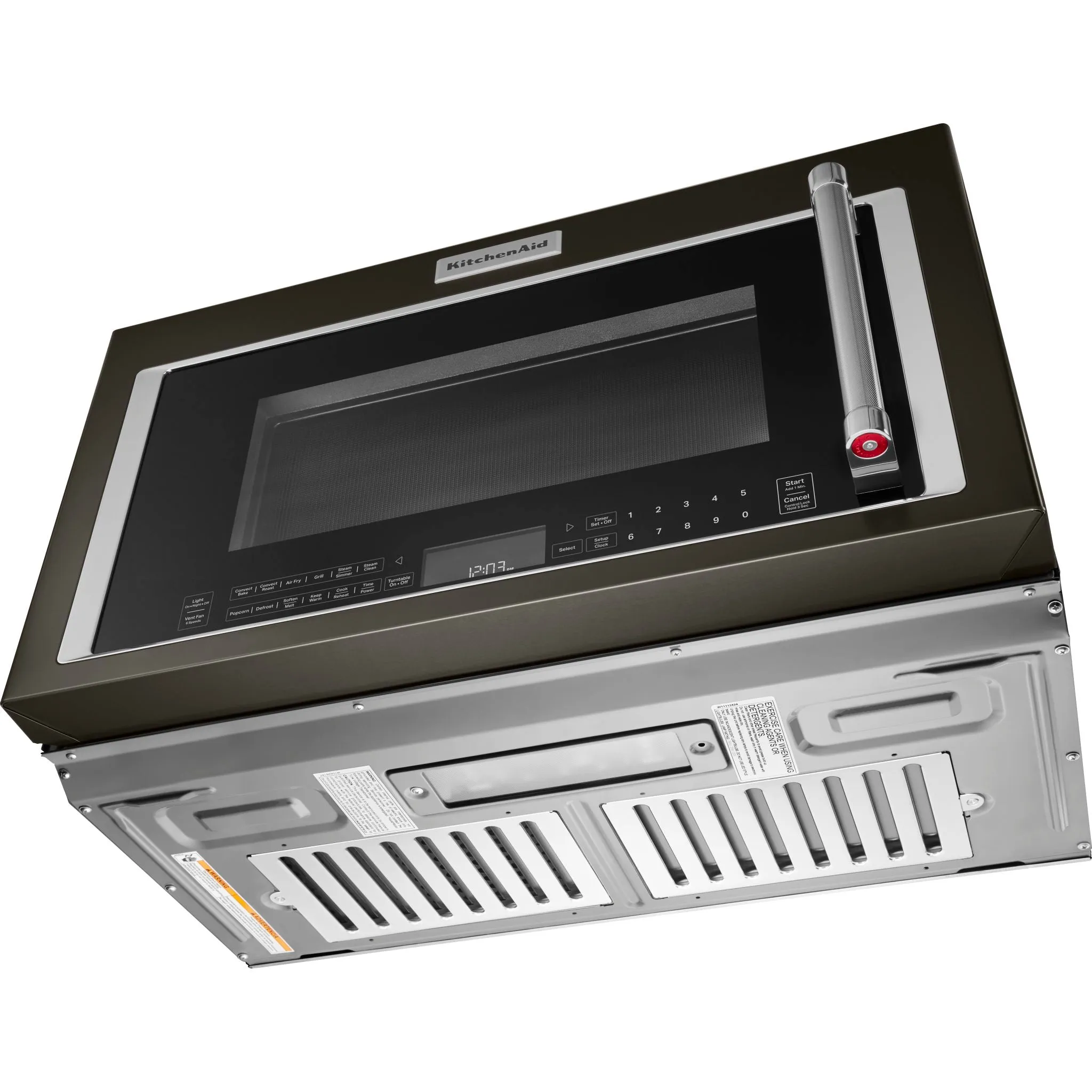 KitchenAid OTR Microwave (YKMHC319LBS) - Black Stainless Steel with PrintShield™ Finish