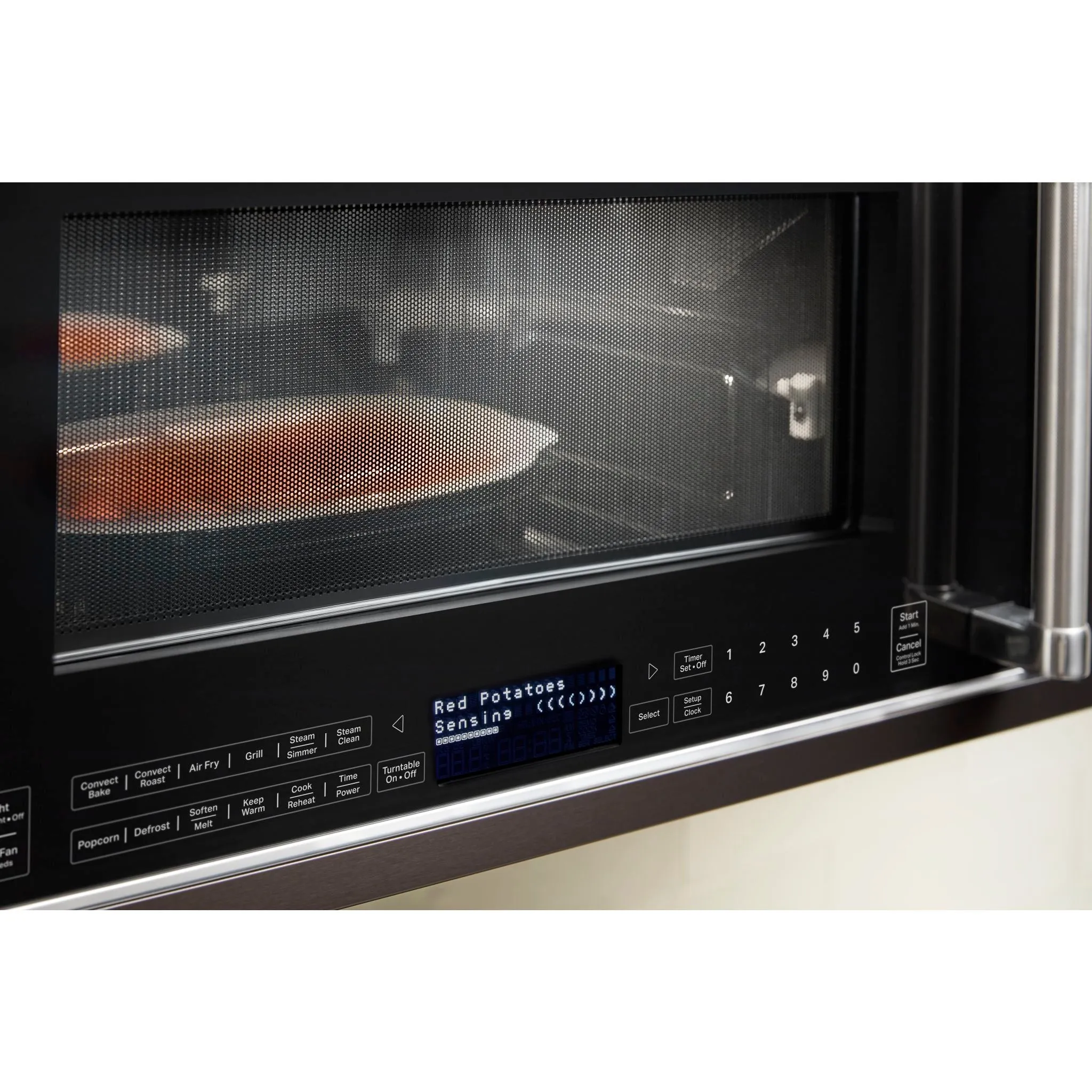 KitchenAid OTR Microwave (YKMHC319LBS) - Black Stainless Steel with PrintShield™ Finish