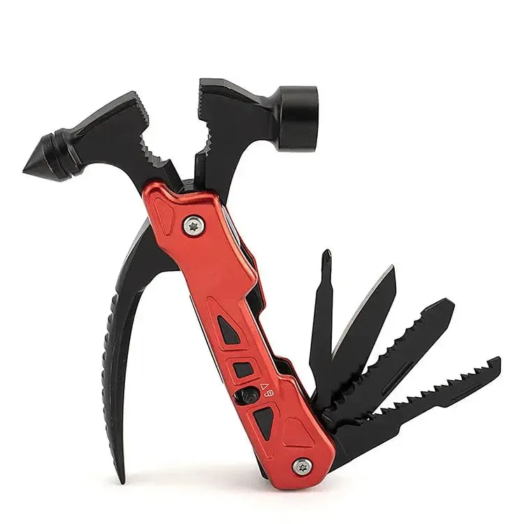 Knife Screwdriver Saw Claw Hammer Hand Tool Multi-Function Safety Hammer Combination Pliers Multi Tools Vehicle Safety Tools