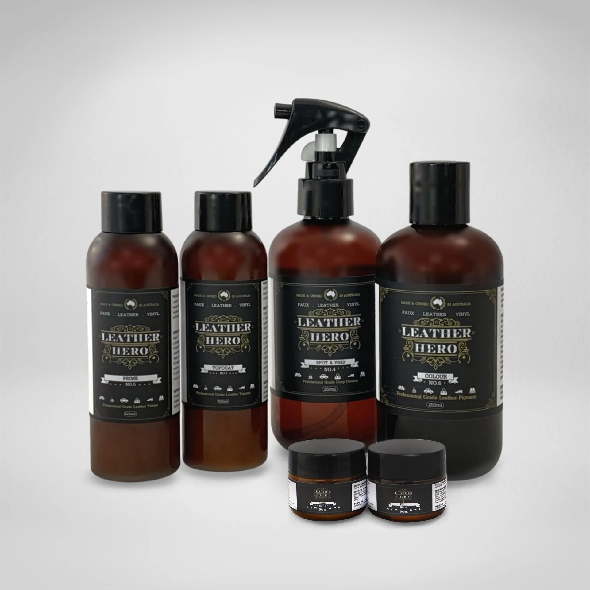 Leather Repair & Recolour Kit - Olive