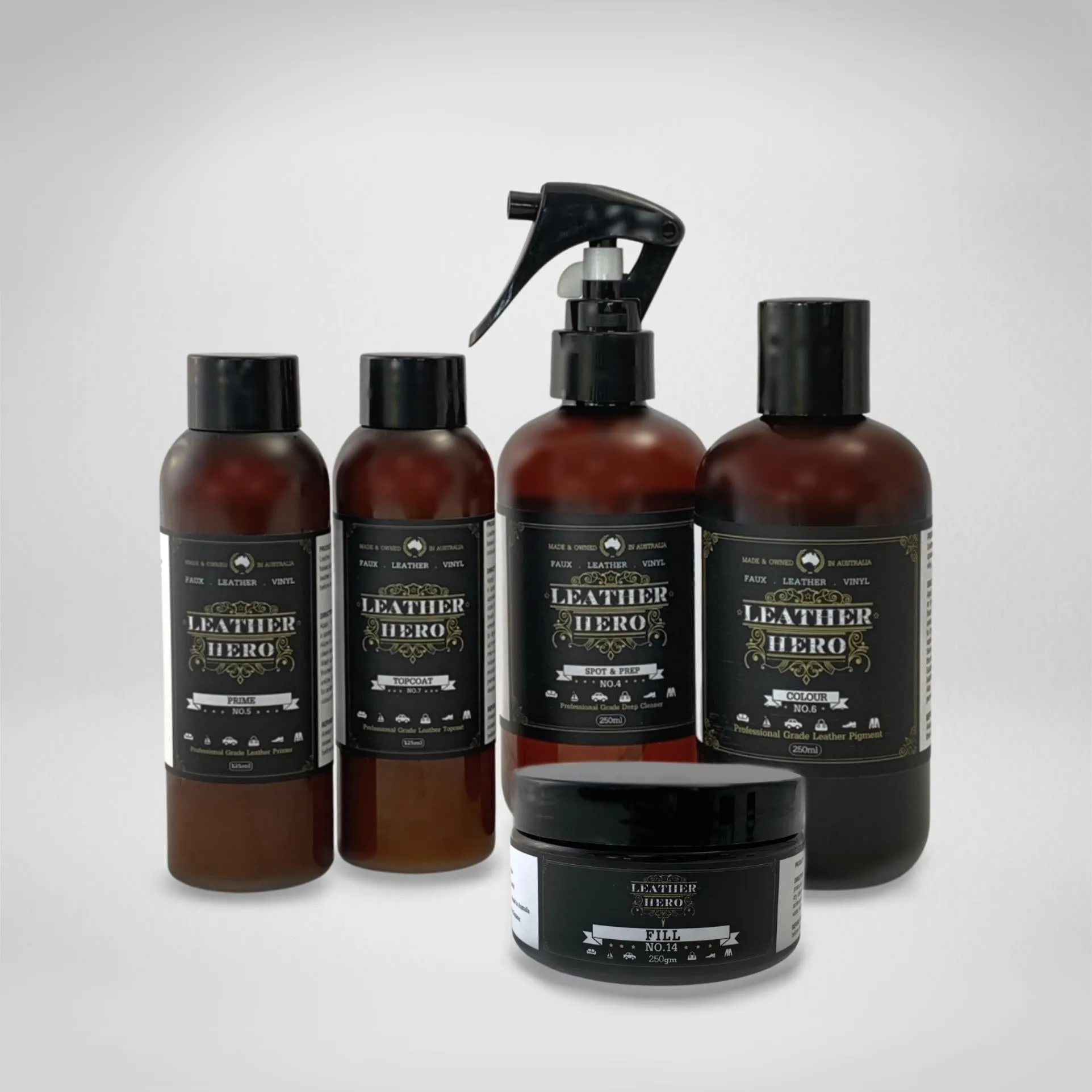 Leather Repair & Recolour Kit - Olive