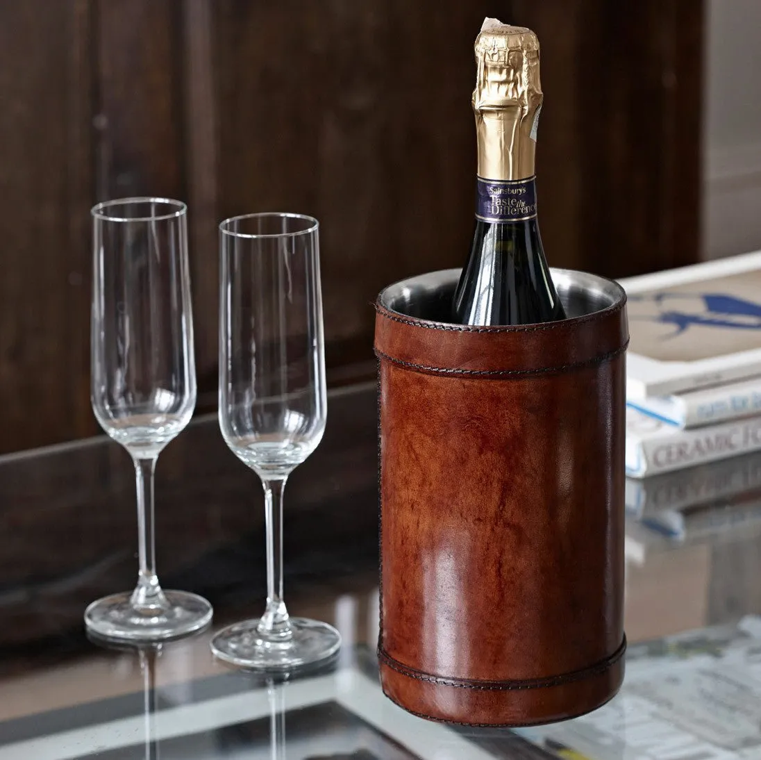 Leather Wine Cooler