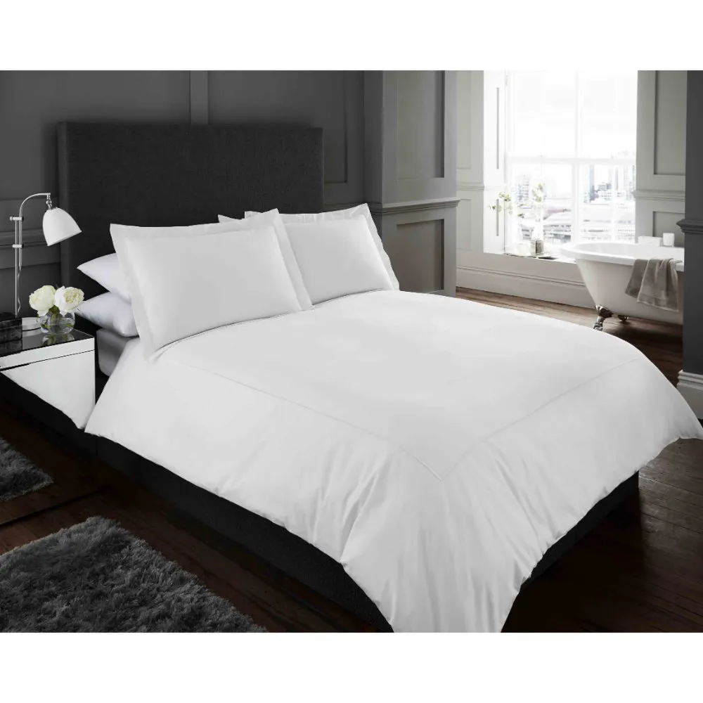 Lewis's Portofino T200 Duvet Set - White