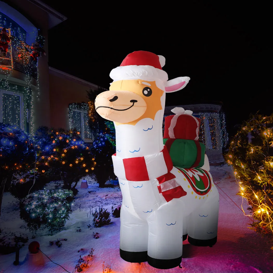 Llama Christmas Inflatable Xmas Decorations - 1.8M