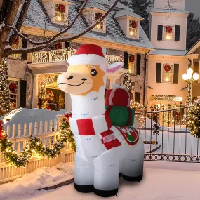 Llama Christmas Inflatable Xmas Decorations - 1.8M