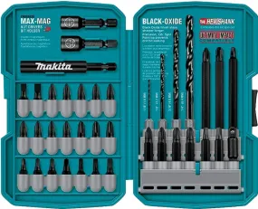 Makita T-01373 Drill/Drive Set, 38-Piece, Steel, Black Oxide :EA: QUANTITY: 1