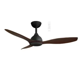 Martec Elite DC 1320mm Ceiling Fan Matt Black/Walnut