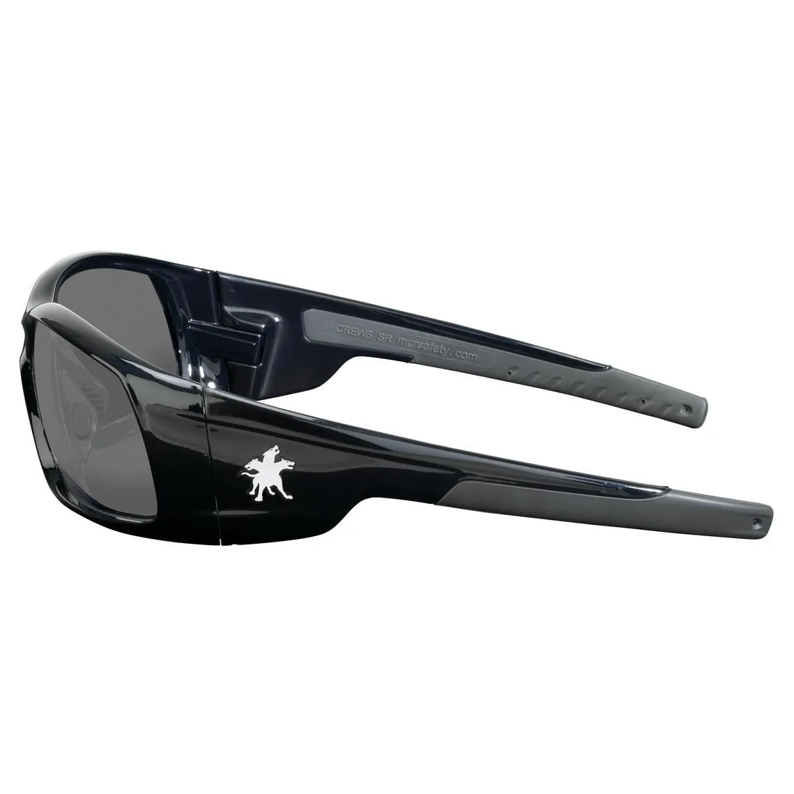 MCR Safety Swagger SR1 Safety Glasses - Black Frame - Gray Lens - SR112