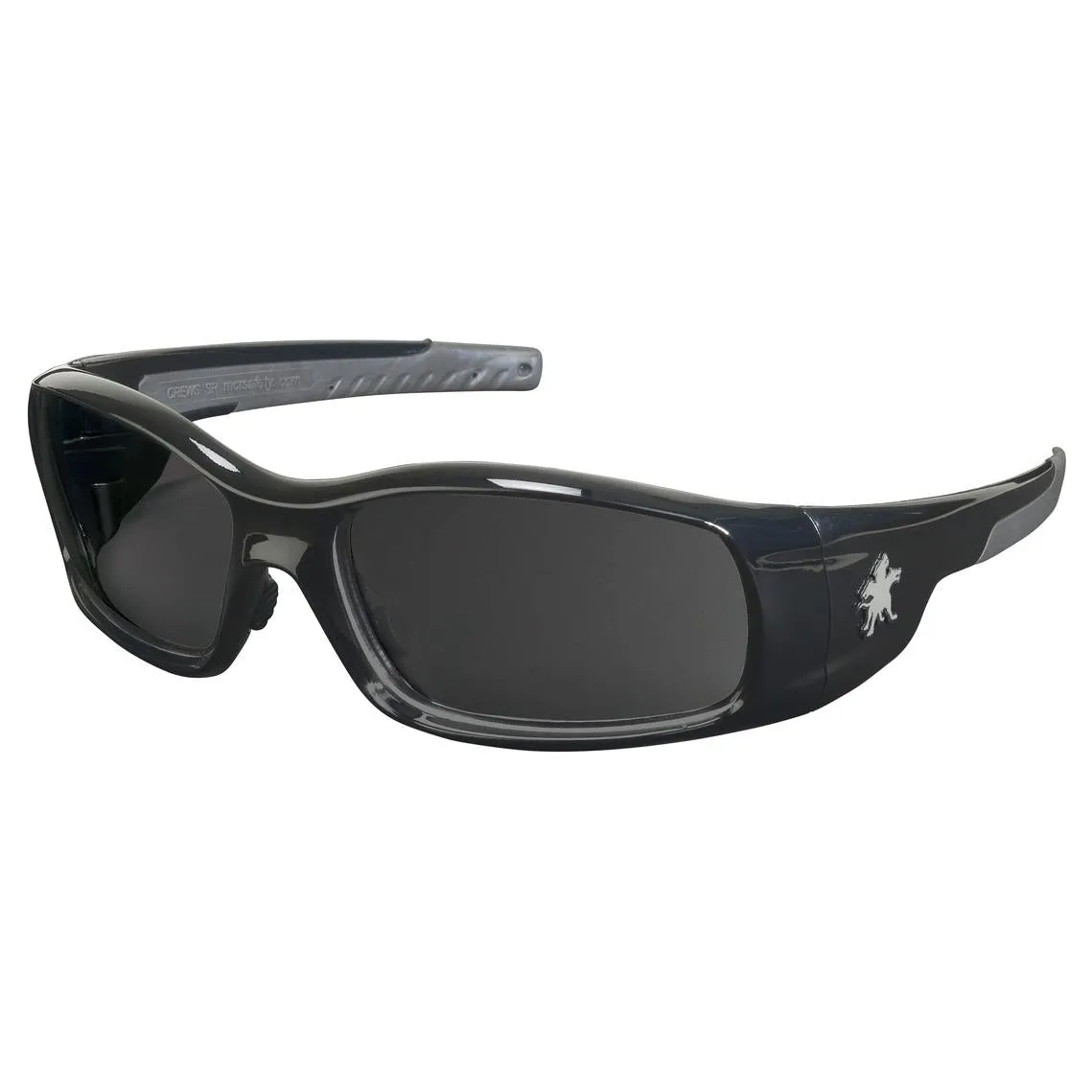 MCR Safety Swagger SR1 Safety Glasses - Black Frame - Gray Lens - SR112