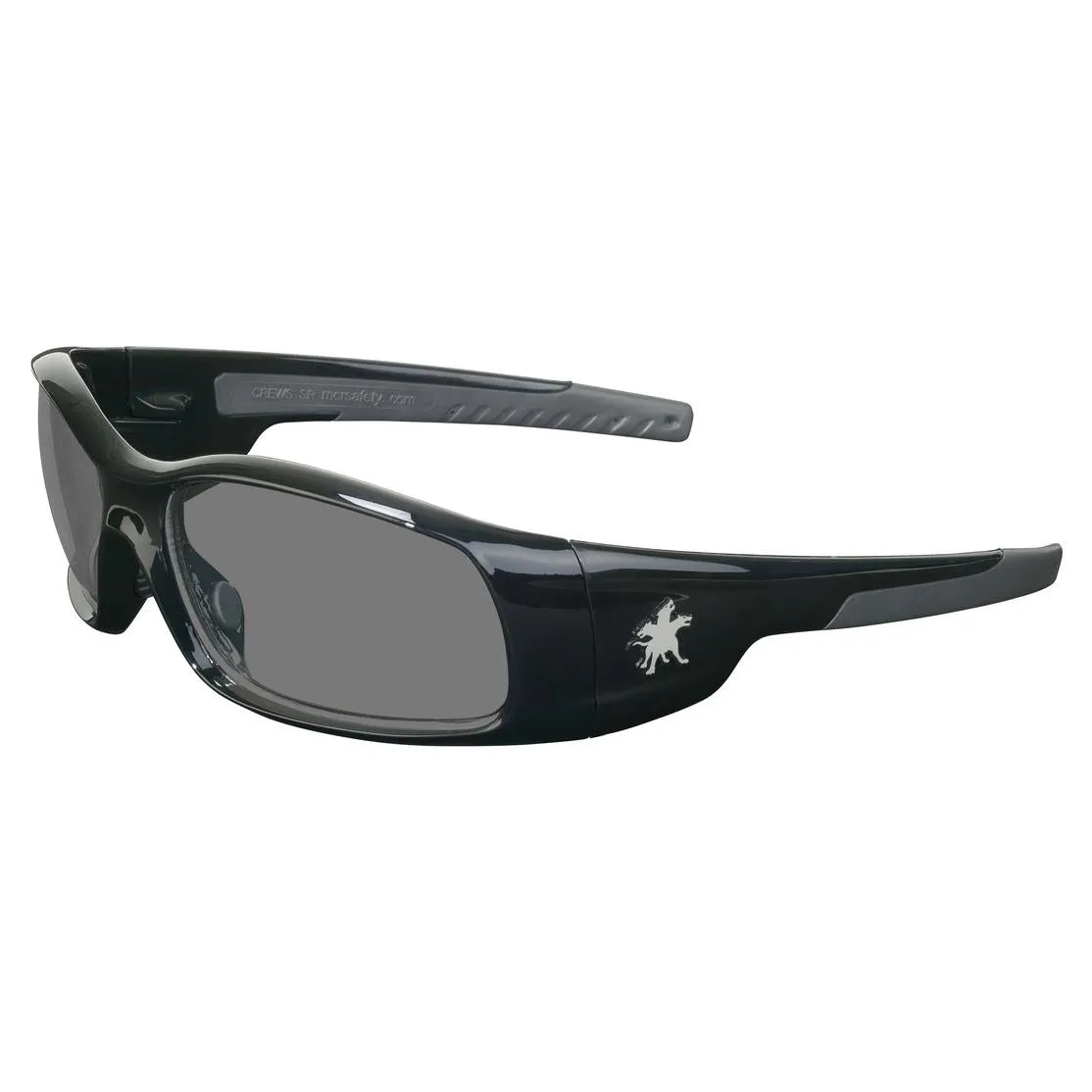 MCR Safety Swagger SR1 Safety Glasses - Black Frame - Gray Lens - SR112