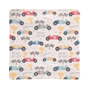 Miles Per Hour - Race Car Pattern Party Plates x 8