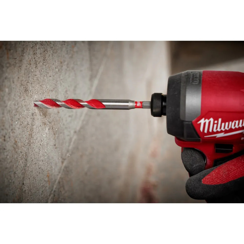 Milwaukee 48-20-9010 1/4" x 2" x 4" SHOCKWAVE™ Carbide Hammer Drill Bit