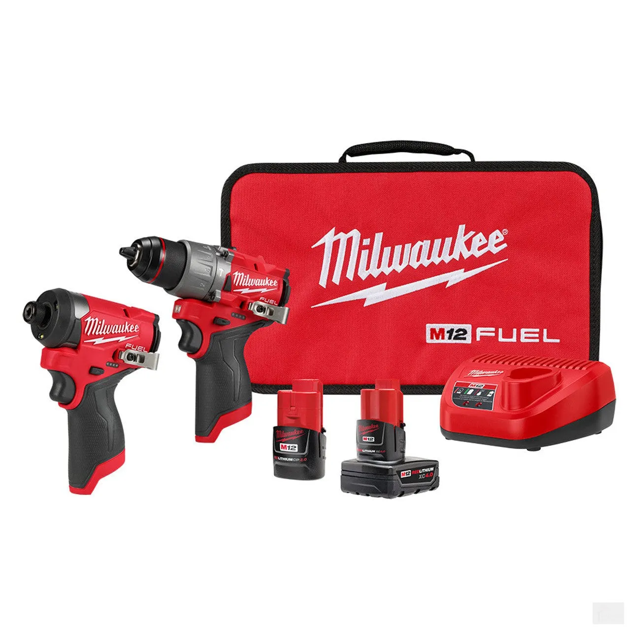 Milwaukee M12 FUEL 2-Tool Combo Kit Subcompact Hammer Drill and Impact Driver 3497-22