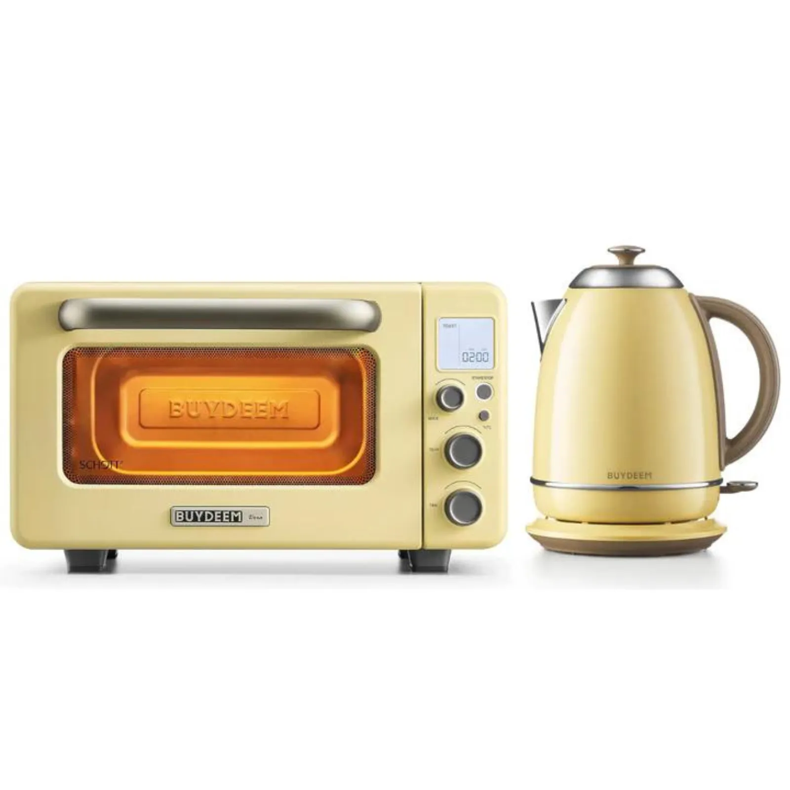 Mini Toaster Oven with Kettle Set - Color Selection Bundle Offer