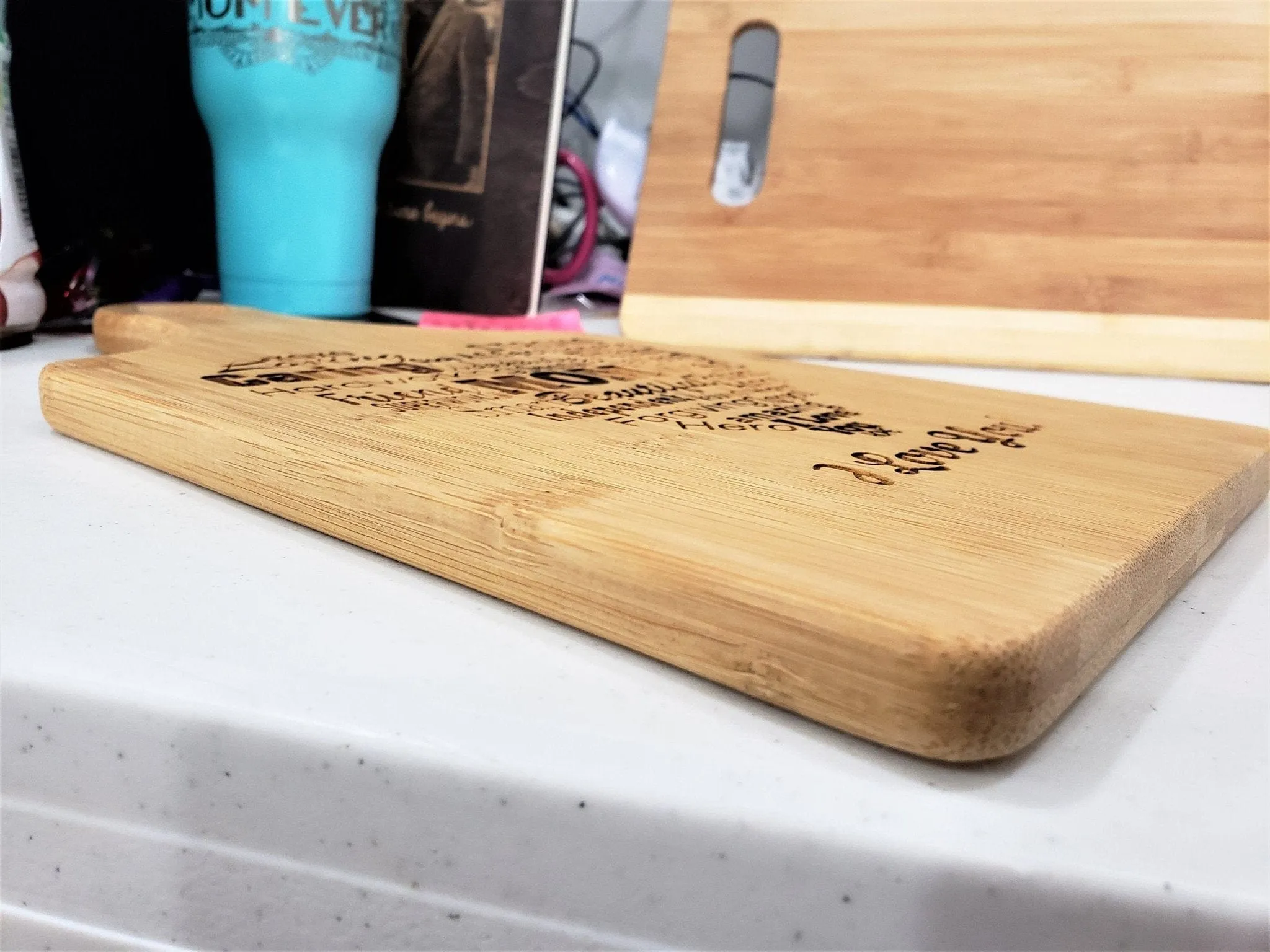 Mom Mommy Mother of Groom Bride Mother's Day Paddle Engraved Bamboo Cutting Board Mimi Best Mama Birthday Gift Personalize from Daughter Son