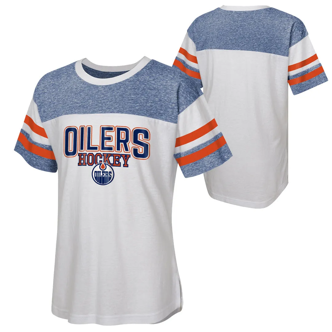 NHL Branded Girls Edmonton Oilers Winning Act T-Shirt