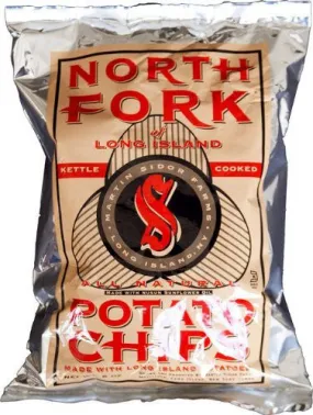 North Fork Kettle Cooked Potato Chips Original 6oz Bags (Pack of 6)