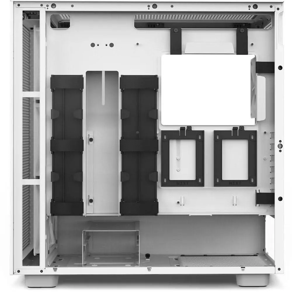 NZXT H7 FLOW MID-TOWER WITH RGB FANS CABINET WHITE