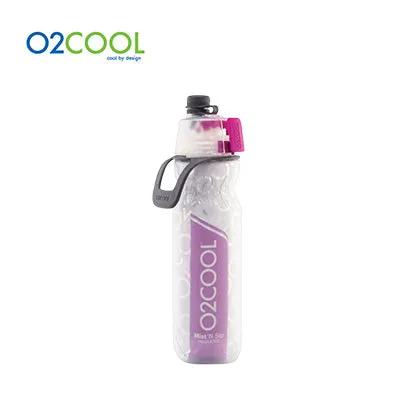 O2COOL Artic Squeeze Mist N Sip Insulated Water Bottle