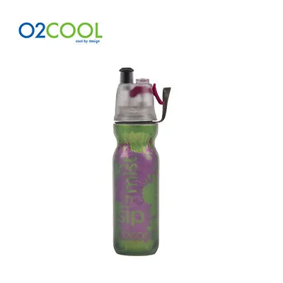 O2COOL Artic Squeeze Mist N Sip Insulated Water Bottle