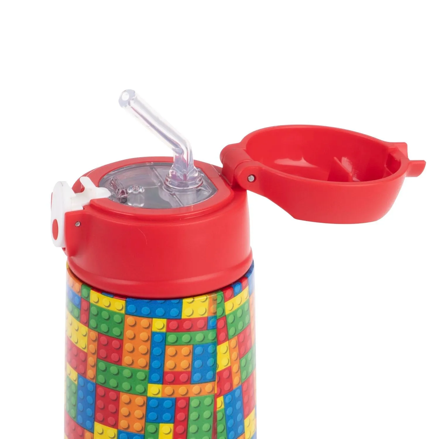 Oasis Kids Water Bottle with Sipper Silicone Straw 400ML (SA)