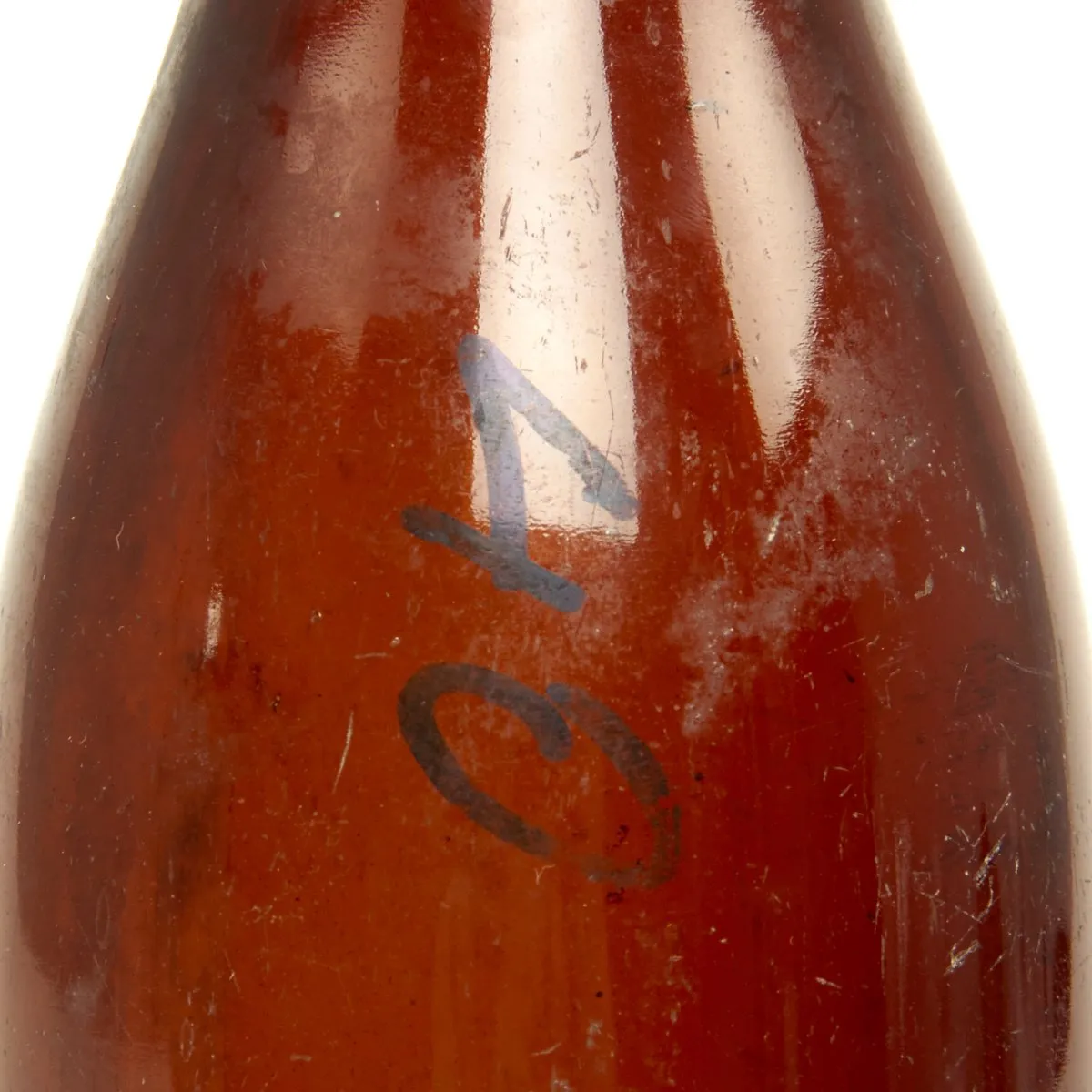 Original German WWII 1940 Luftwaffe Marked Beer or Wine Bottle