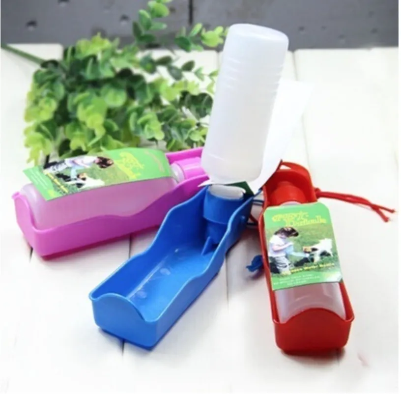 Outdoor Portable Pet Dog Water Bottles Foldable Tank Drinking Design Travelling