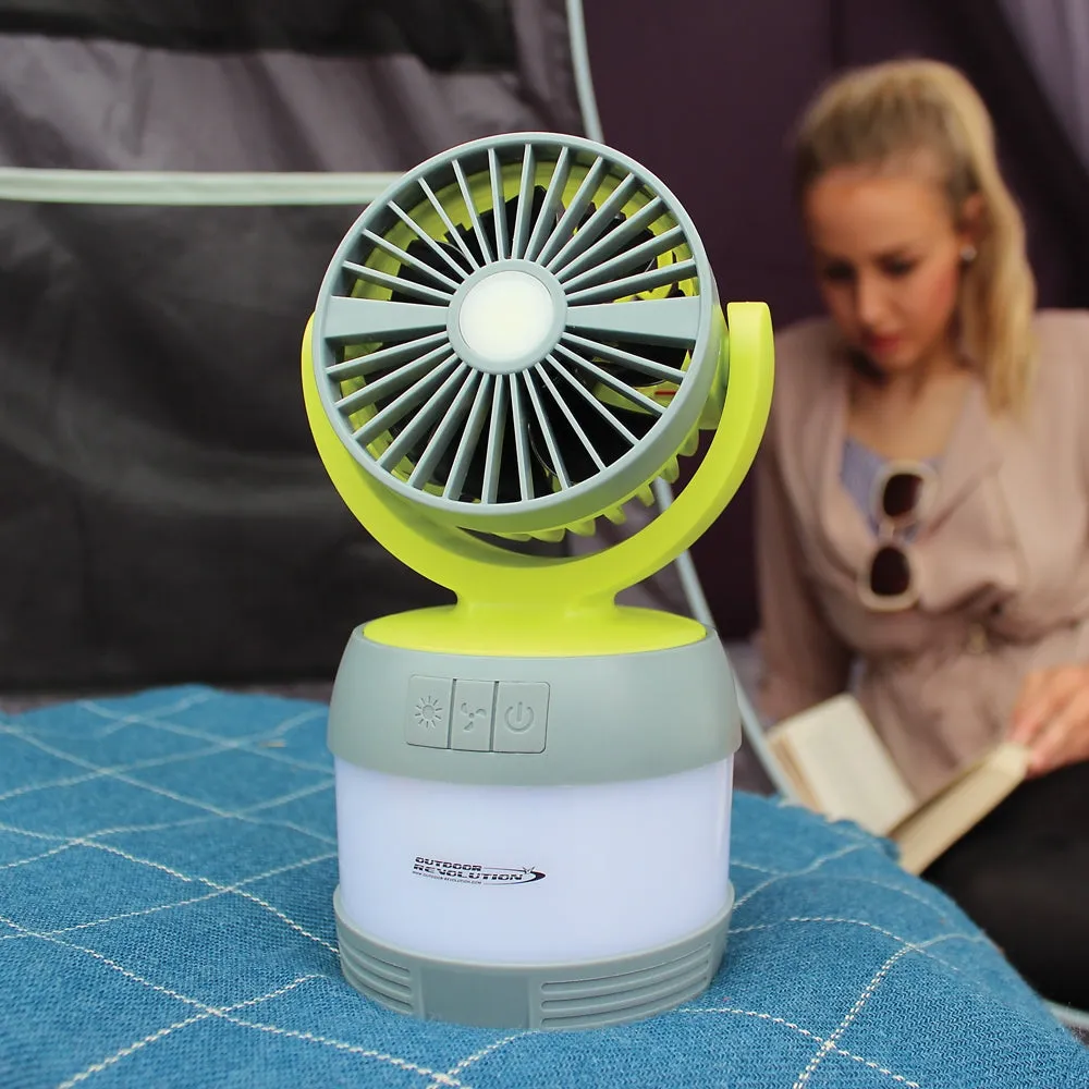 Outdoor Revolution 3 In 1 Lumi Fan Lantern