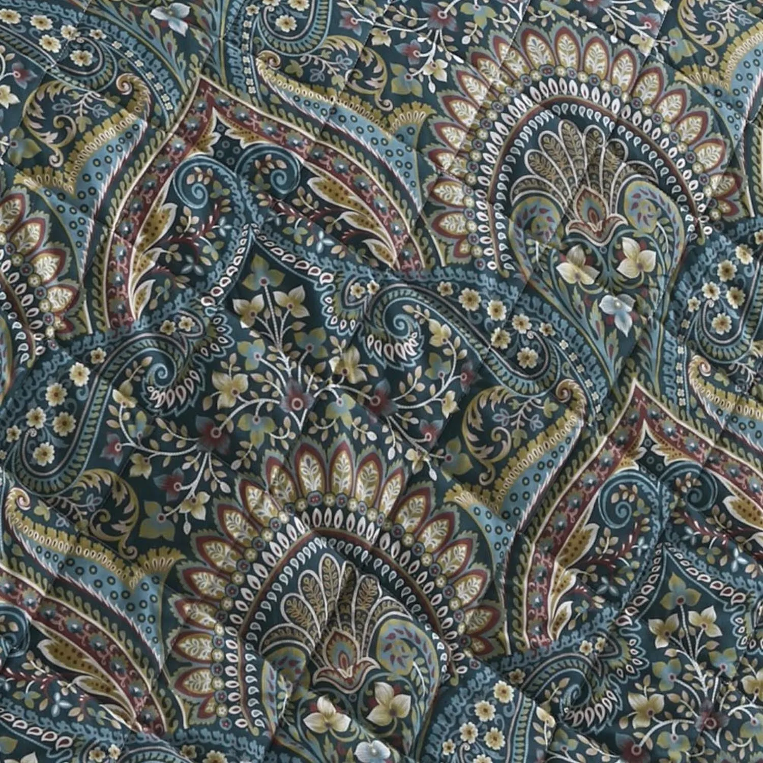 Palace Paisley Duvet Cover Set - Teal