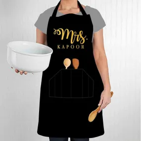 Personalized Aprons for Women Birthday Anniversary Gifts - Mrs